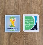 Brazil 2014 World Cup Set Sleeve Patch Badge Heath Transfer 