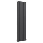 Double Vertical Radiator Designer Flat Panel Columns Rad Anthracite 1800x456mm
