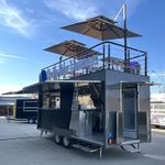 CE Certified Mobile Bar Trailer Barber Shop Beauty Wedding Stage Trailer