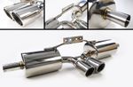 STAINLESS STEEL DUAL BACKBOX EXHAUST FOR PORSCHE BOXSTER 986 2.5L 2.7L 3.2L