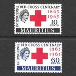 MAURITIUS 1963 : Red Cross Centenary Set [MNH] [SG312/313]