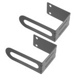 Dark Grey Carbon Steel Scale Storage Bracket No Drill Installation for Bathroom