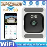 Window Security Camera WiFi 2.4/5GHz 3MP Full Color Night Vision Indoor Mount