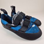 Evolv Climbing Shoe Men's Size 2 Rock Mountain Climbing Black Blue