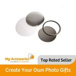 59mm Round Pocket Mirror Button Badge Components - G-Series Machine Only