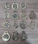 Job Lot 14 x Vintage Horse Brasses, Various Designs