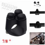 Black 3 Button Hand Control Momentary Switch For 7/8" Bars Harley Bobber Chopper
