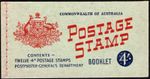 1957 4d QEII BOOKLET WITH TROPIC INTERLEAVING - CURRENT RETAIL ~$110 (S0007)