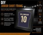 Frame For Signed Junior Football Shirt Black Frame Black Mount NP