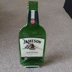 Jameson whiskey Bottle Clock with stand working 