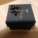 🆕️ PRINCE STAINLESS STEEL BLACK  COLOURED RING ⭐️ ADJUSTABLE ⭐️ IN LOGO BOX