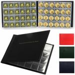 240 COINS BOOK ALBUM FOLDER FOR COLLECTION STORAGE MONEY PENNY COIN HOLDER UK