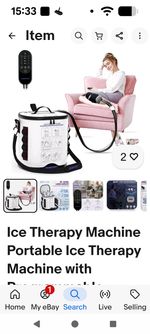 Ice Therapy Machine Portable Ice Therapy  Machine with Programmable Timer Knee