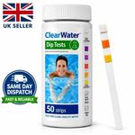 Clearwater 3-in-1 Test Strips 50x Pack for Hot Tubs And Pools