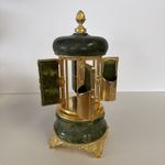 Vintage Reuge Music Carousel Cigarette Lipstick Holder Made In Italy Music Box