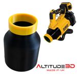 Stubby Car Drying Nozzle for DEWALT 18v 20V MAX XR DCBL722B, DCMBL562N, UK Made