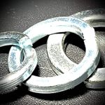 Metric Split Spring Lock Washers Square Single Coil BZP Zinc