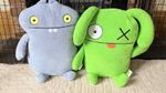 Big Ugly Dolls X2 Soft Stuffed Monster Toys