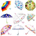 Childrens Dome Clear Rainbow Unicorn Rain Umbrella Perfect for Kids Boys Girls