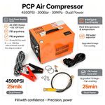 4500PSI PCP Air Compressor High Pressure Electric Pump Tank for Air Rifle