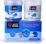 LET'S RESIN Silicone Putty, 1Lb/454G Silicone Mould Making Kit, Strong & Flexibl