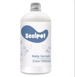 500ml Matte Varnish for Air Dry Clay, Clay Glaze Sealant Scratch Resistant Matte