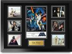 HWC Trading A2 Framed Star Wars 'A New Hope' Printed Autograph Display