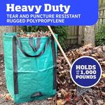 DURASACK HEAVY DUTY HOME AND YARD BAGS 48-GALLON REUSABLE SELF-STANDING -  GREEN