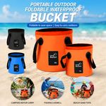 12L/20L Collapsible Folding Bucket Portable Waterproof Camping Fishing Water Bag