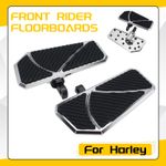 Front Wide Footpegs Floorboards For Harley Sportster XL883 XL1200 Forty-Eight