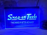 LED NEON LIGHT SIGN of SNAP ON  for professional mechanics repair service garage