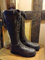 Moretta Teramo Brown Waterproof Leather Long Riding Boots Womens UK 8