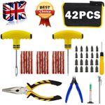 34/57 Emergency Tyre Puncture Repair Kit Car Van Motorcycle Tubeless Tire Strips