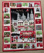 Makower London Advent Calendar  quilt (shop sample)