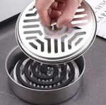 1pc Mosquito Coil Holder with Lid Metal Incense Tray Box Incense Holder - NEW