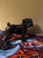 Black Pug Ornament Decretive Statue