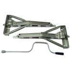 Corner Steady Jack Legs 29" X2 with Winding Handle (Galvanised Caravan Brace)