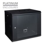 Platinum Enclosures 9u 600mm Deep Wall Mounted Data Cabinet 19 Inch Sever Rack