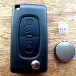  Fits Citroen C3 picasso 2 Button KEY FOB REMOTE CASE Repair Fix Kit 2BNG
