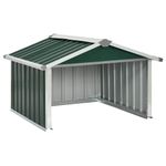 Garden Robot Lawnmower Shed Outdoor Storage House Galvanised Steel vidaXL