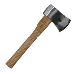 MFH Wooden Handle Axe Small Brown 9cm Bushcraft Camping Tools Woodwork