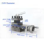 210V BV20 180V Quick Changeholders Metric Tool Slide Compound Lathe  Posts