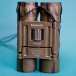 Tasco Binoculars 12x25 178BCR Fully Coated Optics With Tactical Case, Clean