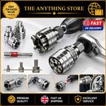 2026 Universal Adjustable Magic Socket Wrench 10-19mm Ratchet Spanner Tool UK