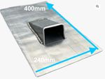 Lead Bat Access Roof Vent Tile Slate Inc VAT