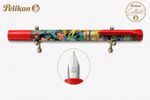 PELIKAN Fountain Pen Culture P20 Flowers Decorated F Vintage 1990