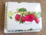Vinyage 1980s Portmeirion Pomona Ceramic Covered Butter Dish with Lid