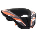 Alpinestars 2026 Youth Sequence Neck Roll Black Anthracite Orange  MX Quad Kids