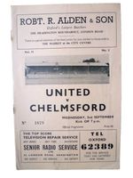 Headington United v Chelmsford, Vol. 11, No.3, 2nd September