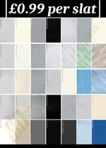 Vertical Blind Slats Custom Louvres 89mm (3.5") Replacement - MADE TO MEASURE